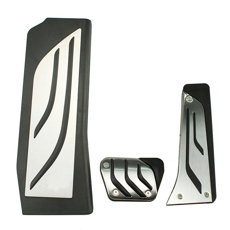 No Drilling AT For BMW 5 Series G30 G38 520i 530i 540i 2017 2018 LHD Car Fuel Gas Brake Foot Rest Pedal Pad Cover Replace Trim