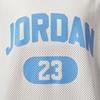Jordan Mesh AS W J BRK SS Jersey Top V-Neck Pullover Short Sleeve Drop Shoulder T-Shirt Women Tops HQ9223-100
