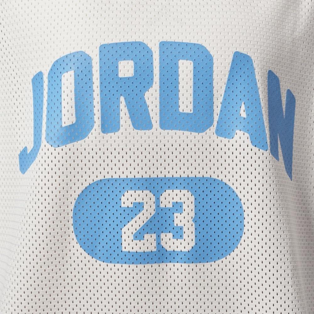 Jordan Mesh AS W J BRK SS Jersey Top V-Neck Pullover Short Sleeve Drop Shoulder T-Shirt Women Tops HQ9223-100