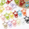 Assorted Strar Alloy Charm Crafting Essential Lightweight Lobster Clasp Star For Keychains And Accessories