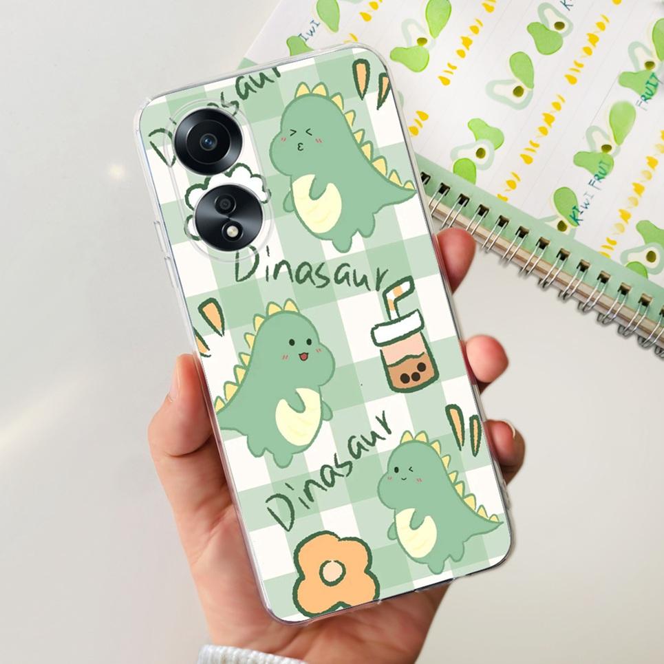 

Case For Oppo A58 4G Cute Butterfly Soft Clear Shockproof Phone Cover For OppoA58 OppoA58 A 58 4G CPH2577 Fundas Capa Coque Oppo A58 4G