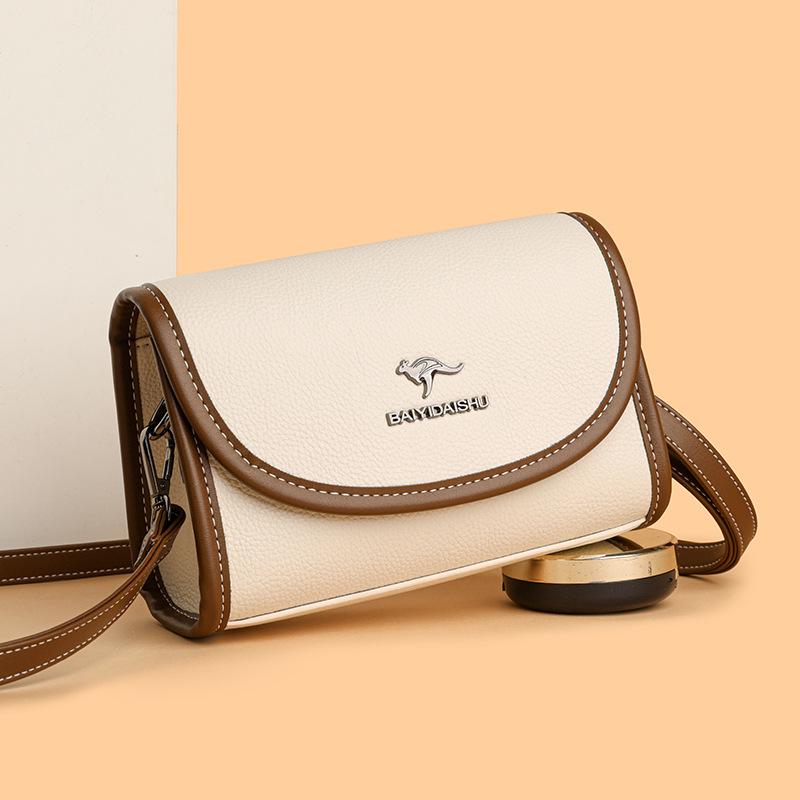 

Versatile Women s Crossbody Bag - High-Quality Texture (2025), Fashionable Simple Design, Single Shoulder & Small Square Commuting Bag 21x9x14 cm белый/кремовый