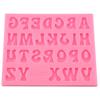 26 Letters Shape Silicone Mold Set Flexible Silicone Chocolate Candy Mold  Party Decoration