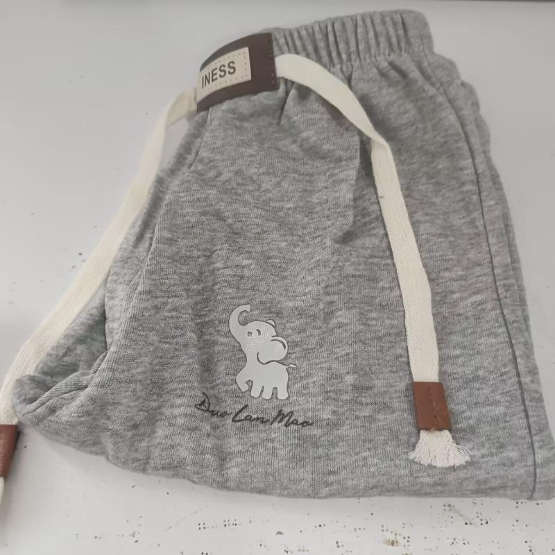 Baby Boys Girls Sweatpants Children Autumn Long Pants Kids Spring Sport Solid Color Trousers Infant Panties Toddler Bottom