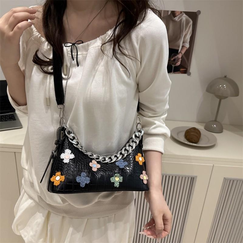 Popular Small Bag Women's Summer New Trendy Versatile Oblique Span Bag Girl Shoulder Bag Underarm Bag