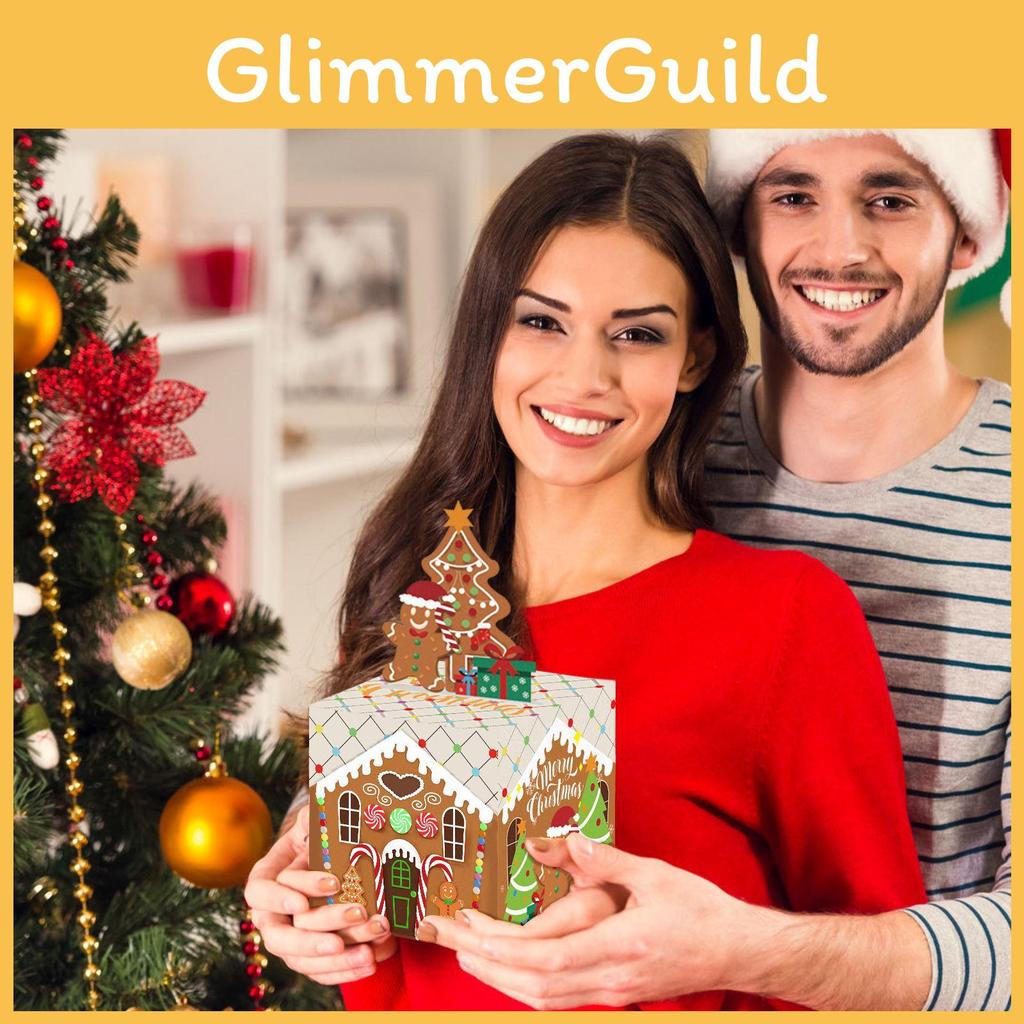 Holiday Gingerbread Man Money Storage Box With Christmas Party Atmosphere