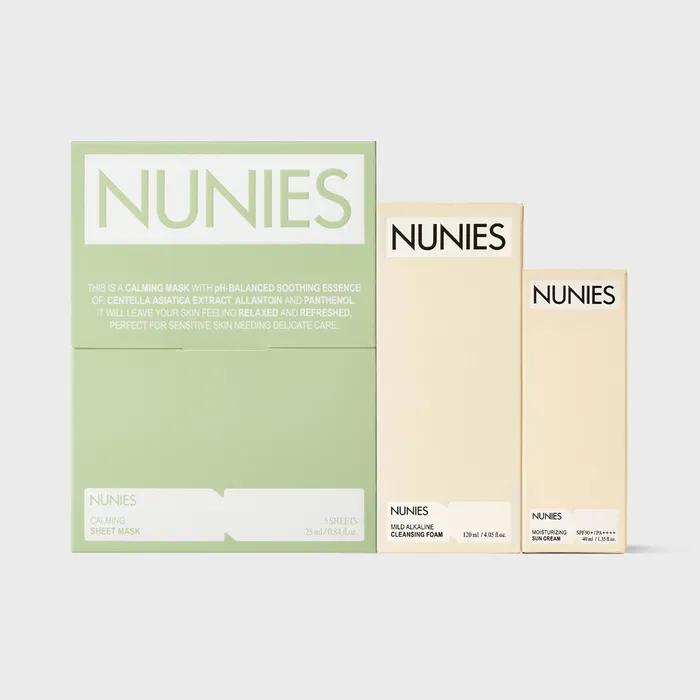 [Soothing Care Set] Mildly Alkaline Cleansing Foam 120ml + Hydrating Sunscreen 40ml + Soothing Mask 5 Sheets