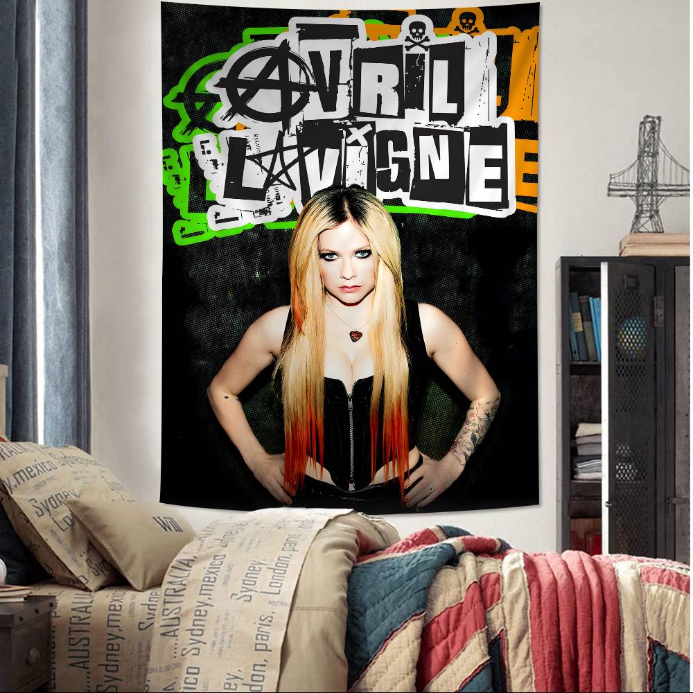 Avril Lavigne Arazzo Colorato da Appendere alla Parete Arazzi da Parete Bohemien Decorazione Artistica da Parete Mandala