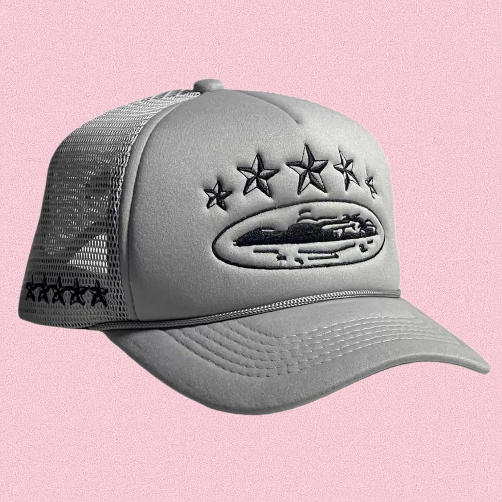 Devil Island American Style Street Retro Embroidered Baseball Cap Men'S Truck Hat Breathable Casual Adjustable Polyester Fiber