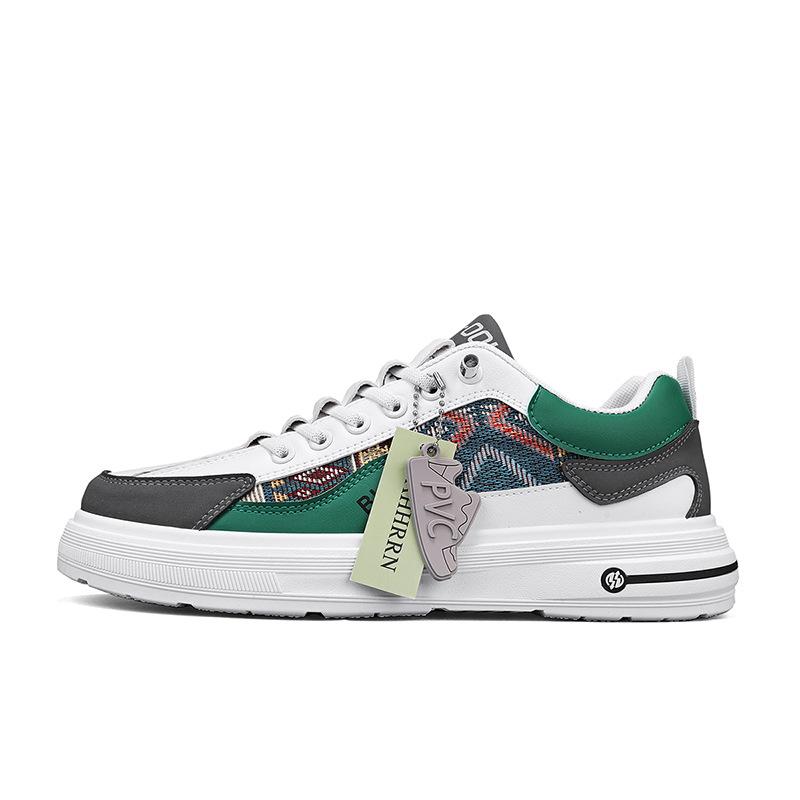 Board-Schuhe Studenten-Freizeitschuhe Herrenschuhe Neue Herren Vier-Jahreszeiten Mode Atmungsaktiv Verschleißfest Low-Top Dicksohlige Fuß-Sneaker