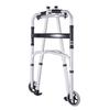 Elderly Walker with Wheeled Trolley and Handrail for Assisted Walking and Lower Limb Training