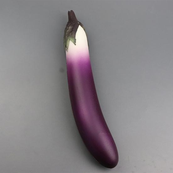 Fake Vegetable Squeeze Toy Anxiety Relief Simulation Eggplant Corn Cucumber Bitter Gourd Banana Sensory Toy Home Office Worker Relaxation Tool