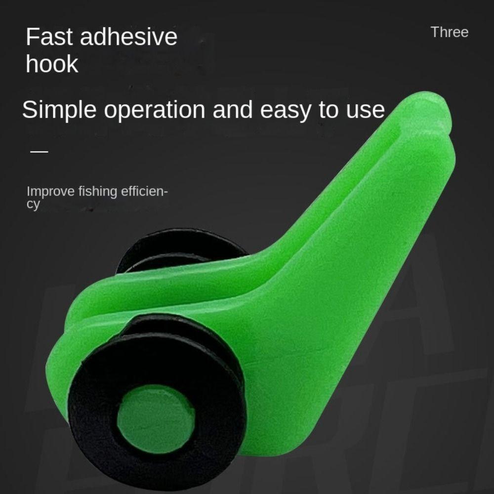 10pcs High Pulling Force Fishing Hook Keeper No Curling Fishing Rod Fixed  Sea Fishing