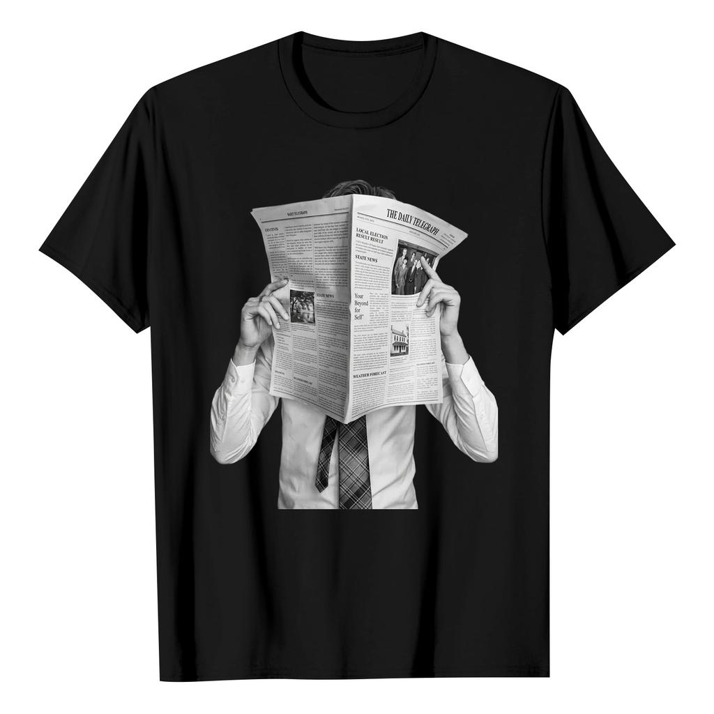 Casual Short Sleeve T Shirt with Graphic Print Front Crew Neck Relaxed Fit Comfortable Lightweight Fabric Suitable for Everyday Wear