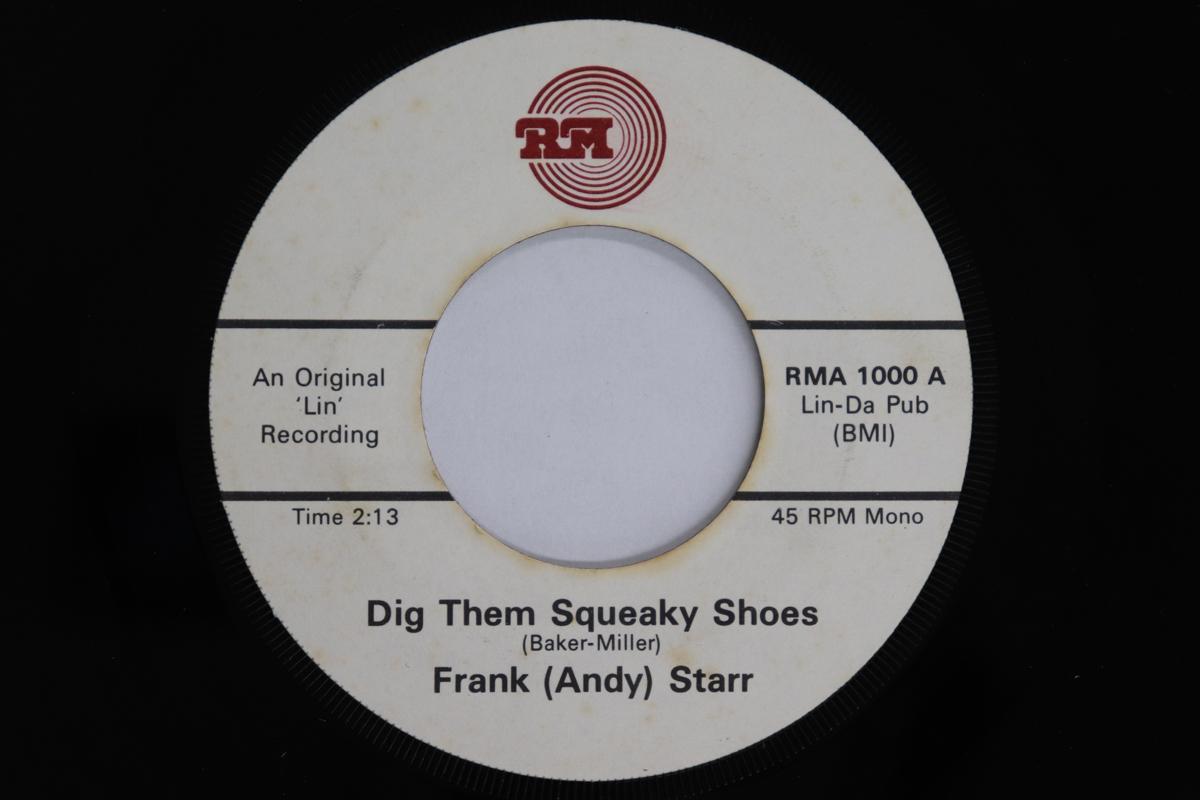 

7-дюймовая пластинка FRANK STAR, ANDY - Dig Them Squeaky Shoes RMA1000 RM 1975 UK Рок Б/У