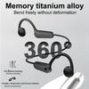 Bone conduction headphones Open-ear true wireless sports earphones with built-in microphone, new ear-hook design for running, cycling, hiking, and