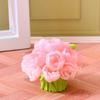 Mini Resin Artificial Flower Miniature Dollhouse Flower Accessories Tiny Potted Plants Ornament for Micro Landscape Doll House Fairy Garden