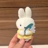 Miffy Flower Language Rabbit Charm: Tulip, Lily, Cherry Blossom Toy Pendant Keychain