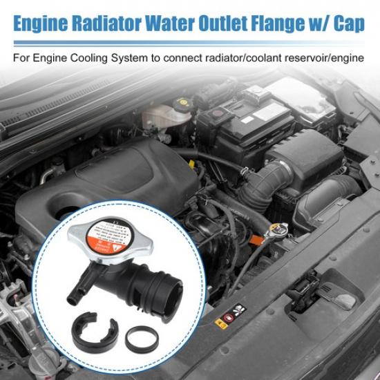 Engine Radiator Coolant Filler Neck for Lexus RX350 for Toyota with Radiator Cap
