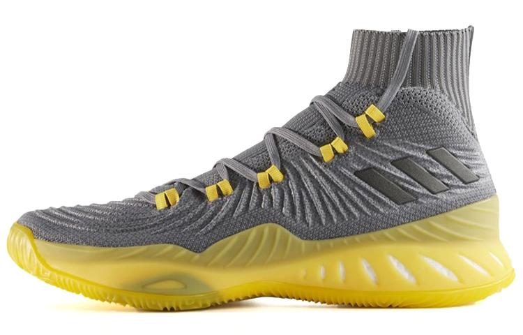 Adidas Crazy Explosive 2017 Primeknit  Grey Yellow  CQ1396 42
