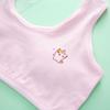 Girls' Cartoon Cotton Camisole Bra for 11-12 Year Olds