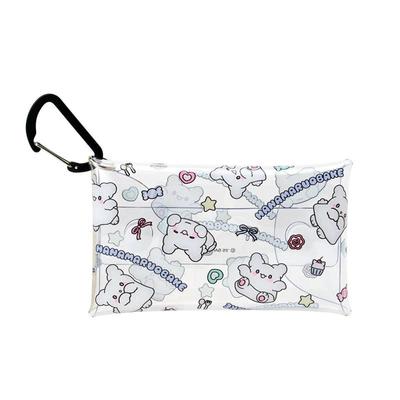 Sanrio HANAMARUOBAKE Clear Multi-Case All-over Pattern (Pastel Sweets Pop)