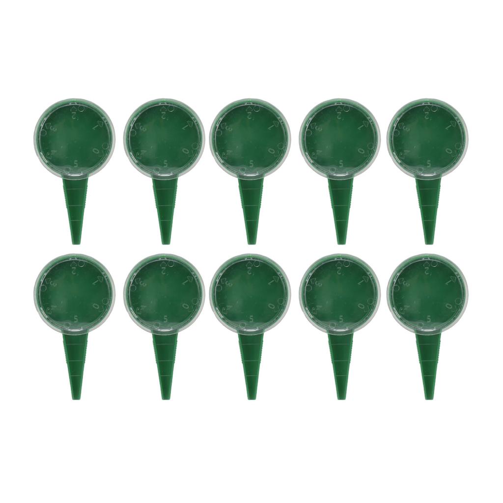10pcs Hand Seed Sower with 5 Different Settings Reusable Seed Dispenser Seed Planter Tool for Transplanting Plant Green