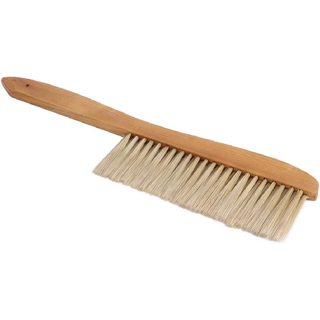 Double Row Beekeeping Brush, Versatile Long Handle Honey Brush Beehive Sweeping Cleaning Tool Equipment for Beekeeping and Bee Keeper