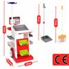 [PACZB] Cleaning Trolley, Battery-Powered Vacuum Cleaner + Accessories, 22 pcs. Z3137