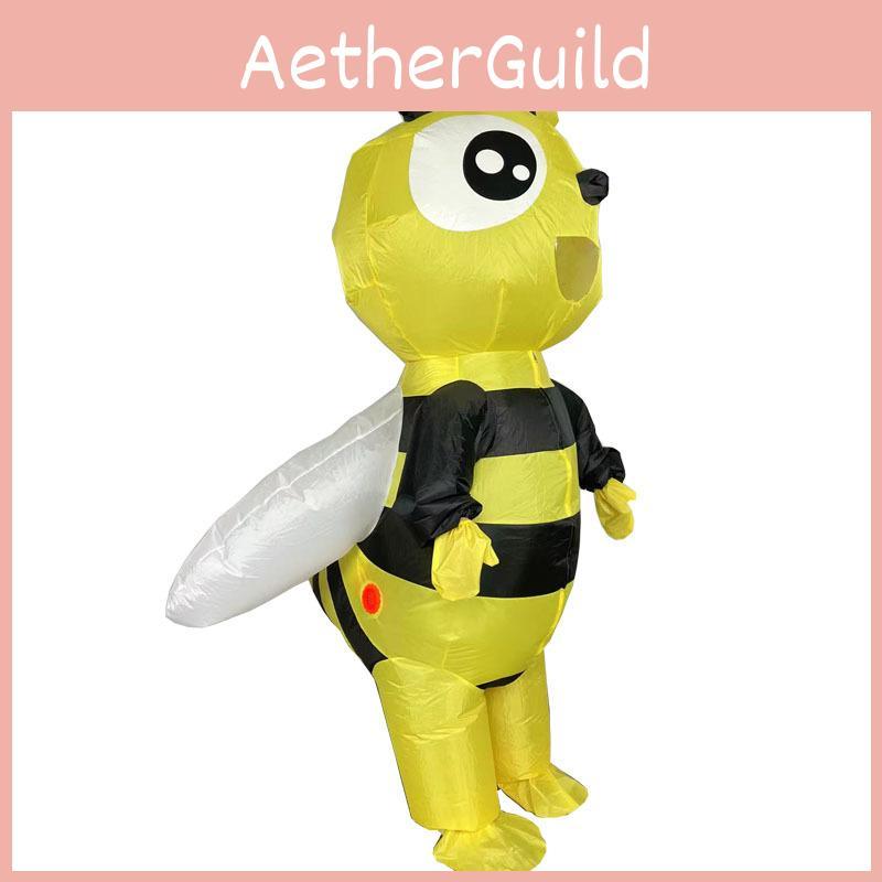Inflatable Bee Yellow Cosplay Costume Halloween Party Event Stage Performance