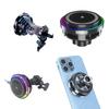 Hook Clip Air Vent Holder Thermoelectric Cooler TEC Fan Cooling Wireless Car Charging Holder for Mobile Phone Charging Stand