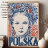 1 Box of Puzzles 1000pcs Puzzle Art Wall Decoration - Retro Style Traditional Slavic Genre Art Painting Puzzles, Home Wall Art Decoration, Suitable fo