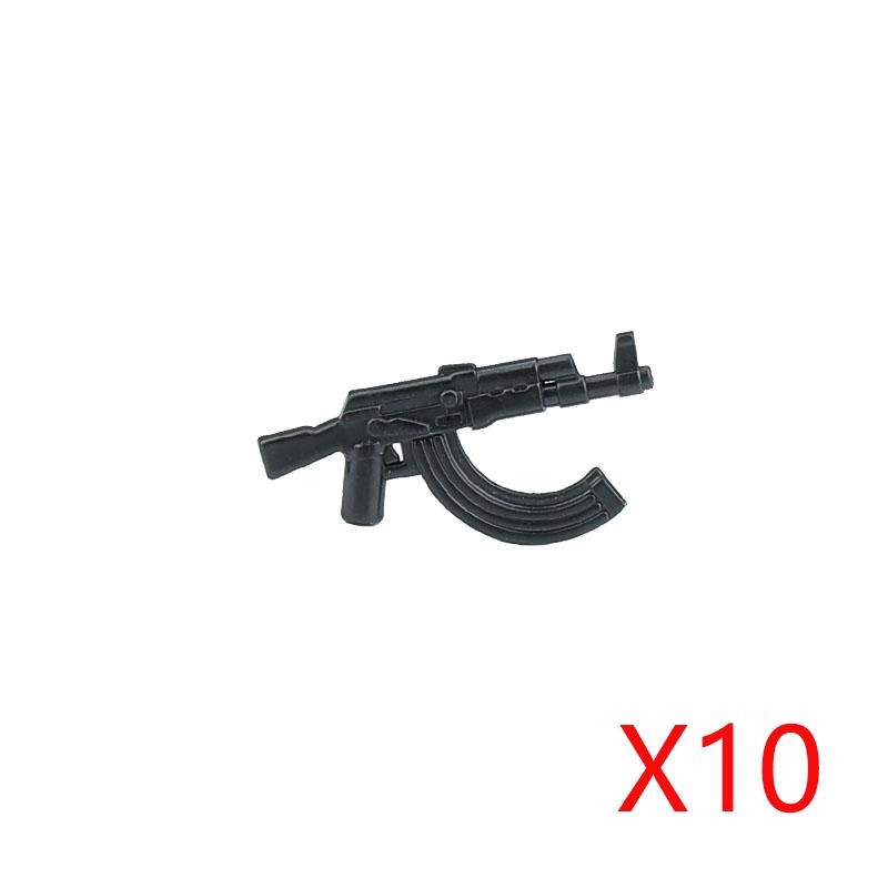 Military Weapons Accessories Building Blocks Russian Special Forces AK Rifles Tactical Bulletproof Vests Equipments Bricks Toys