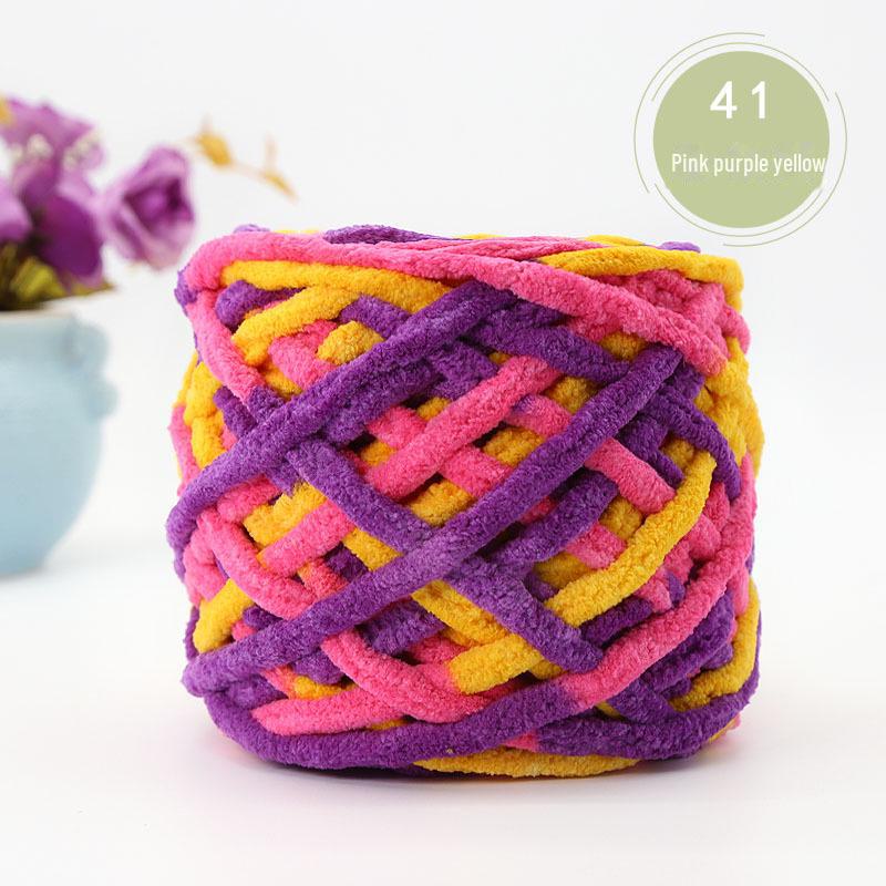 Thick Wool DIY Yarn Ball for Handwoven Crafts - Soft Texture, Easy To Work With, Multiple Colors