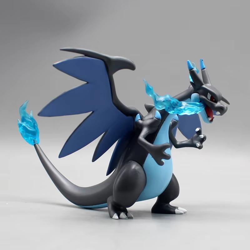 10cm Charizard Figures Pokemon Anime Figure Super Charizard X Black Figurine Pvc Statue Model Doll Collection Room Decor Toys