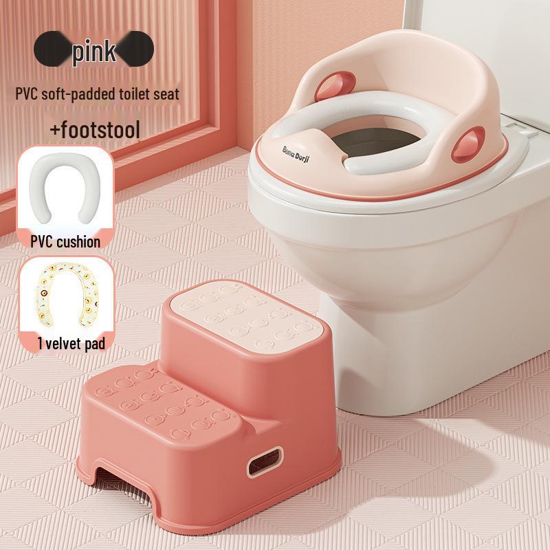 Jumbo Kids' Potty Training Seat with Ladder and Lid - Free Home Shipping