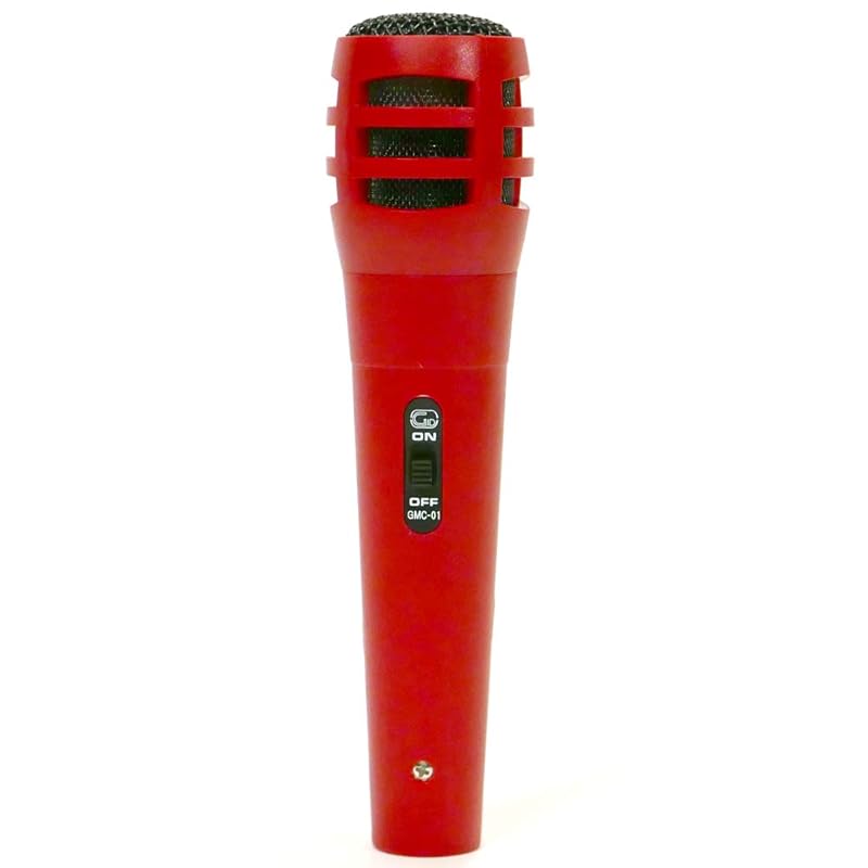 

GID dynamic microphone GMC-01 red Made of plastic and lightweight