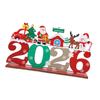 2026 Christmas Wooden Ornament Modern Attractive Accessories Tabletop Ornament Desktop Decoration for Shops Bookshelf Desktop