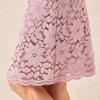 Women Fashion A-Line Hollow Out Lace Skirts Slim Tight Skirt Plus Size