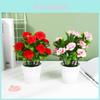 Artificial Rose Plant With Silk Flowers For Home Decor And Gift Ideas