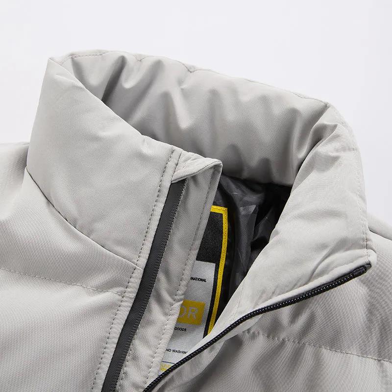 Winter Down Jacket Men's Cotton Coats Thick Warm Jacket Casual Coat Imitation Silk Cotton