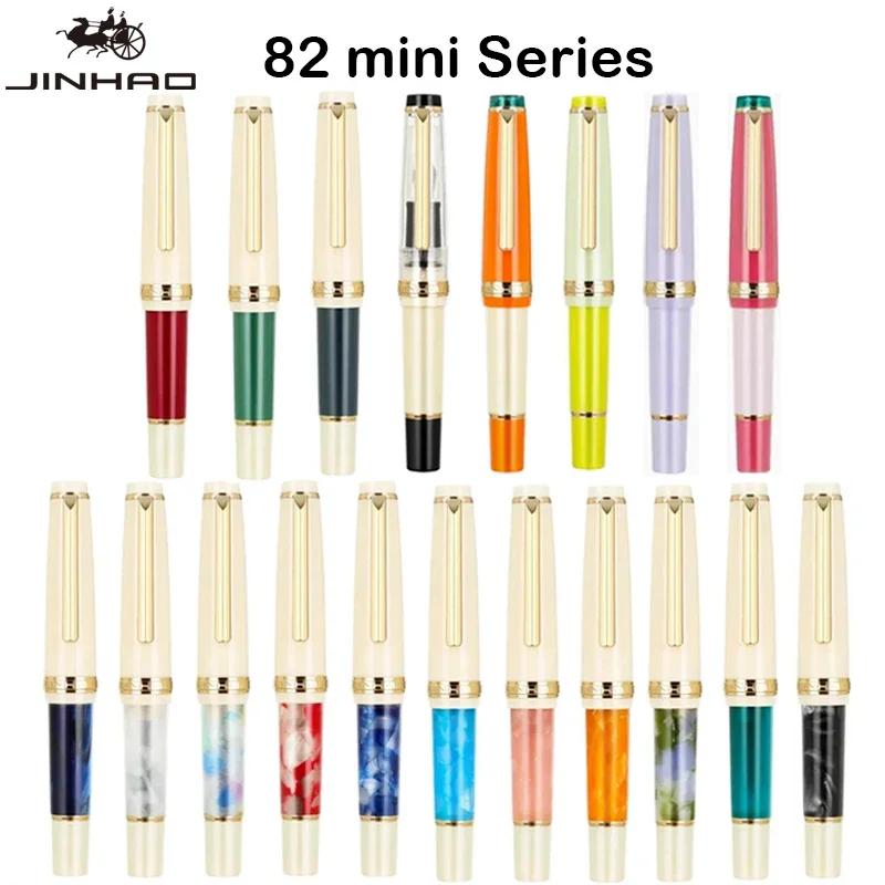 JINHAO 82 Mini Cute Short Portable Fountain Pen Calligraphy Practice Writing Business Pen Office School Supplies Stationery