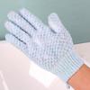 1 Pair Exfoliating Bath Scrub Gloves Double-Sided Design Gentle Deep Exfoliation Skin Care Scrubbing