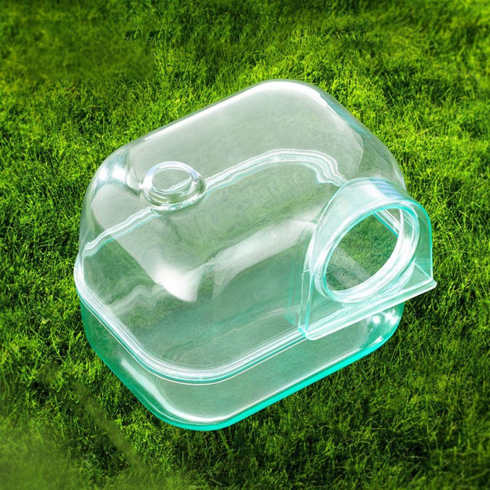 Detachable Hamster Sandbox Anti Splash Hamster Bath Sand Container  Pet Cage Landscaping