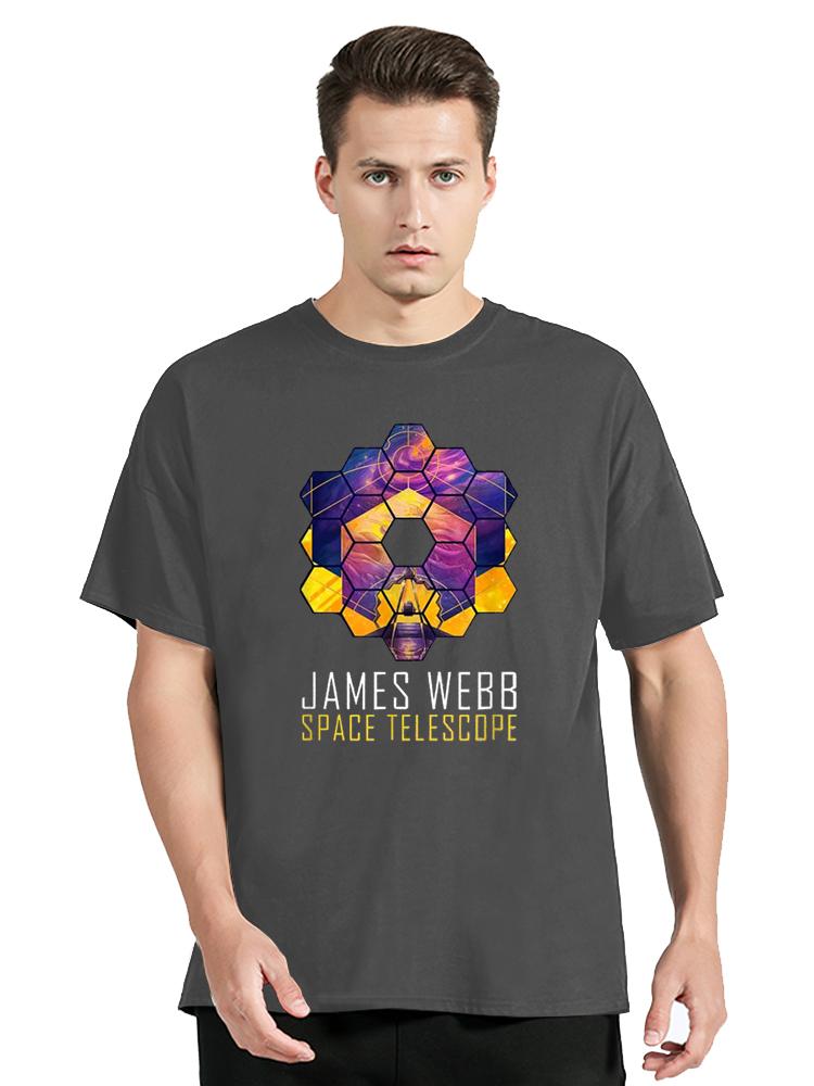 James Webb Space Telescope Jwst Tshirt Funny Telescope Fans Gift Tee Tops Unisex Soft 100 Cotton Sumemr T Shirt Eu Size