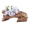 Artificial Driftwood Planter Resin Succulent Planter Vintage Tree Root Stump Log Like Flower