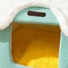 Cat Cave Enclosed Non-Slip Cute Winter House Warm Cave Pet Beds For Cats For Kitten Puppy Pet Indoor Bedroom Living Room Balcony