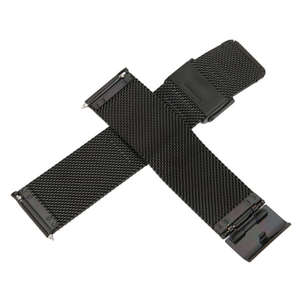 22mm Stainless Steel Watch Bands Mesh Woven Watch Straps Quick Release Watch Wristband with Universal Buckle for