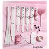 SM Erotic Restraint Set: Gag, Nipple Clamps & Binding Toys
