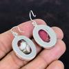 Kingman Red Mohave Copper Turquoise Earring Gemstone Earrings Dainty Jewelry 925 Sterling Silver Earring Gifts for Her Handmade Drop Earring